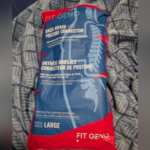 Fit Geno Back Brace and Posture Corrector Unisex Size Large (EUC)